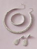 Ensemble de bijoux de mariage 3 pièces Cadeau de Saint Valentin