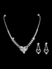 Ensemble de bijoux de mariage Boucles d