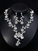 Ensemble de bijoux de mariage de la mariée Magnifique métal