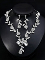 Ensemble de bijoux de mariage de la mariée Magnifique métal