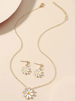 Ensemble de bijoux de mariage de mariée chic métal