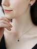Ensemble de bijoux de mariage de mode belle gouttes de strass design bleu marine collier de boucle doreille ensemble de 2 pièces
