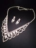 Ensemble de bijoux de mariage pour femmes Accessoires de mode en strass attrayants