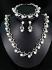 Ensemble de bijoux de mariée collier boucle d\