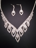Ensemble de bijoux de mariée pour femmes Beaux accessoires de mariage en strass