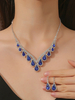 Ensemble de bijoux pour mariage beau métal zircone cubique