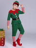 Ensemble De Costume Garçons Vertes Combinaison De Cheville Ensemble De Rayures Costumes De Noël Cadeau Enfant