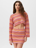 Ensemble De Jupe Femmes Top Manches Longues Jupe Courtes Sexy