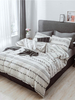 Ensemble de literie Belle 3 pièces en coton blanc Fournitures de chambre à coucher