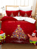 Ensemble de literie de Noël Fashion 3 pièces en fibre de polyester SpongeBob SquarePants Literie