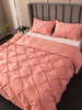 Ensemble de literie Fabuleux 3 pièces en fibre de polyester rose Fournitures de chambre à coucher