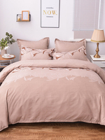 Ensemble de literie Literie souple moderne en fibre de polyester 3 pièces camel
