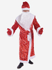 Ensemble De Noël Manteau À Barbe Rouge Chapeau Costumes De Vacances De Noël