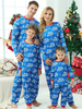 Ensemble de pyjamas de Noël pour la famille assortis Ensemble de pantalons à imprimé floral en polyester