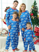 Ensemble de pyjamas de Noël pour la famille assortis Ensemble de pantalons à imprimé floral en polyester