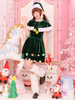 Ensemble De Robes De Sapin De Noël Vert Robes Femmes Déguisements