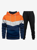 Ensemble de sport décontracté pour homme avec sweat-shirt à capuche et pantalon ensemble deux pièces
