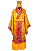 Ensemble robe Déguisements Halloween chinois Costume Déguisements Imperial Robe ancienne impératrice Dragon Satin en 3 pièces