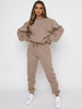 Ensemble Top Manches Longues Pantalons Kaki Décontracté
