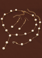 Ensemblede bijoux élégant de mariage