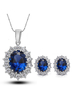 Ensemblede bijoux style européen de mariage rhinestone