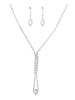 Ensembles de bijoux mariée collier et boucle d\