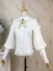 Eric White Lolita Blouses Dentelle Volants Manches Longues Lolita Top Dentelle Lolita Chemise
