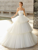 Eric White Robe de mariée bustier sans manches dos nu taille naturelle avec train Tulle polyester robes de mariée