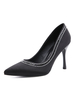 Escarpins à Talons Hautes Fins Femmes à Cuir Synthétique avec Bout Pointu Décors avec Paillettes Bicolores