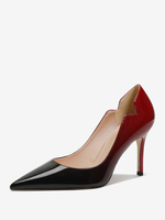 Escarpins à talons hauts et bout pointu pour femmes à enfiler à talon aiguille