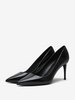 Escarpins à talons hauts et bout pointu pour femmes noirs