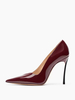 Escarpins à talons hauts pour femmes Escarpins à bout pointu Burgundu