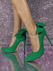 Escarpins à talons hauts pour femmes grande taille talon aiguille tige en micro-daim