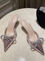 Escarpins à Talons Soirée Femme avec Bout Pointu Verni Unicolore