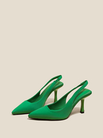 Escarpins Femme à Talons Hauts avec Bout Pointu Unicolore