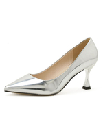 Escarpins femme talon bas bout pointu