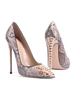 Escarpins femme talon haut bout pointu brillant