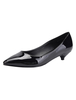 Escarpins Femmes 2021 Noir Chaussures Habillées Grande Taille Talon de Chaton