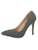 Escarpins Femmes 2021 Noir Talon Haut Bout Pointu à Pois Chaussures Vintage