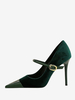 Escarpins Femmes Talons hauts Talon aiguille Daim Cuir