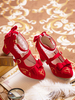 Escarpins Lolita classiques à talons et bout pointu en cuir Synthétique Chaussures lolita Déguisements Halloween