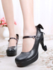 Escarpins Lolita classiques avec plateforme en Synthétique et talons Lolita Déguisements Halloween