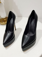 Escarpins Noirs À Talons Hauts Pour Femme Bout Pointu Escarpins À Talons Aiguilles