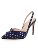 Escarpins pour femmes Escarpins Bout pointu Polka Dot Talon aiguille Chaussures grande taille