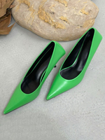Escarpins Talons Hautes Aiguilles Petits Femmes à Cuir Synthétique avec Bout Pointu Unicolore
