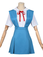 EVA Evangelion Ayanami Rei Asuka Langley Soryu uniforme Cosplay Costume ensemble