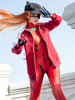 EVA Neon Genesis Evangelion Asuka Langley Sohryu Cosplay Costume UNIQUEMENT MANTEAU