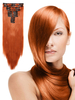 Extension cheveux femmes Orange cheveux long droit
