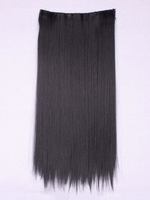Extension de cheveux en fibre synthétique cheveux droit