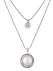 Fabuleux collier métallique mode avec perles fausse perle